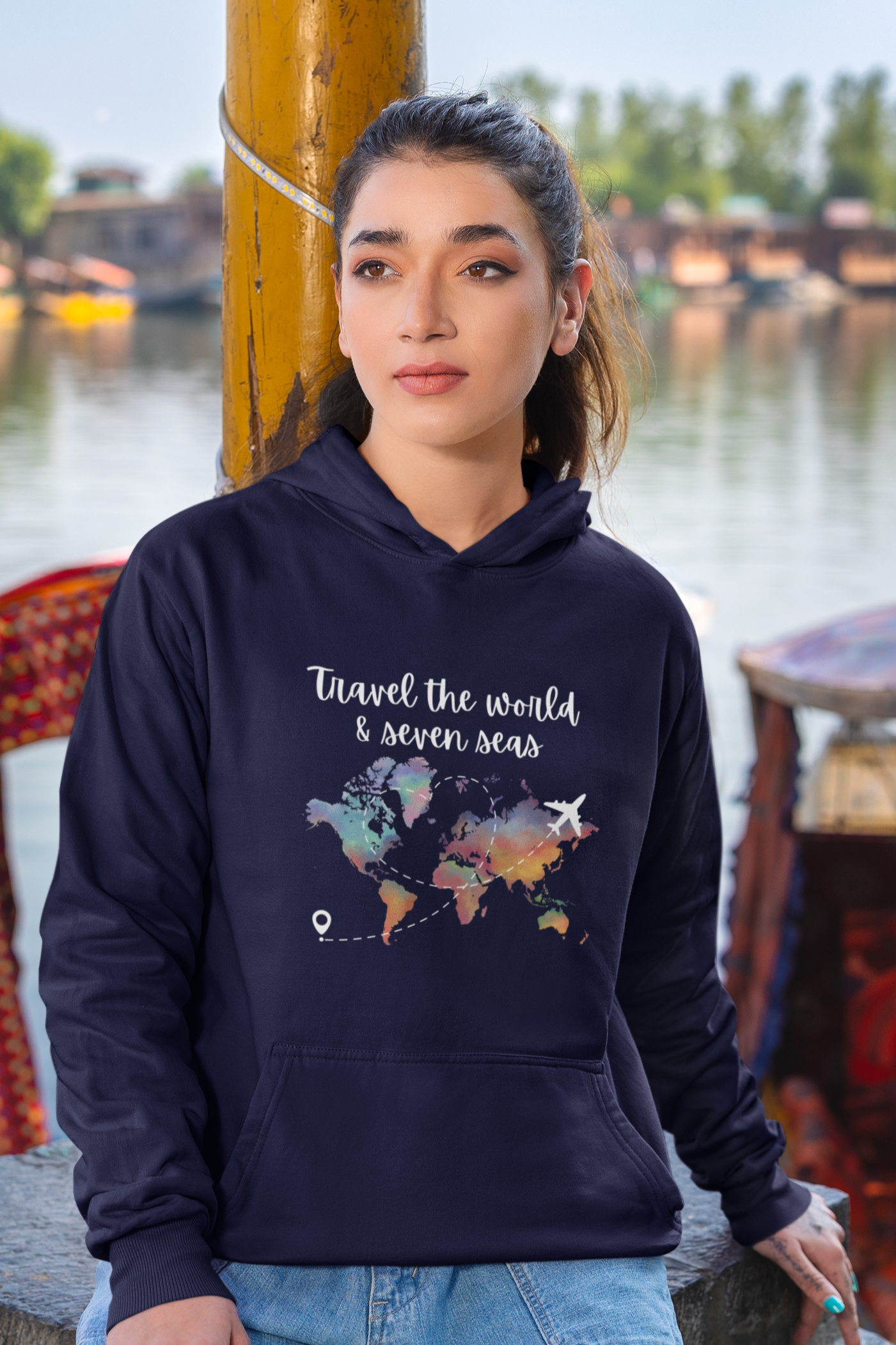 Wanderlust Series: Travel the World Unisex Hoodie