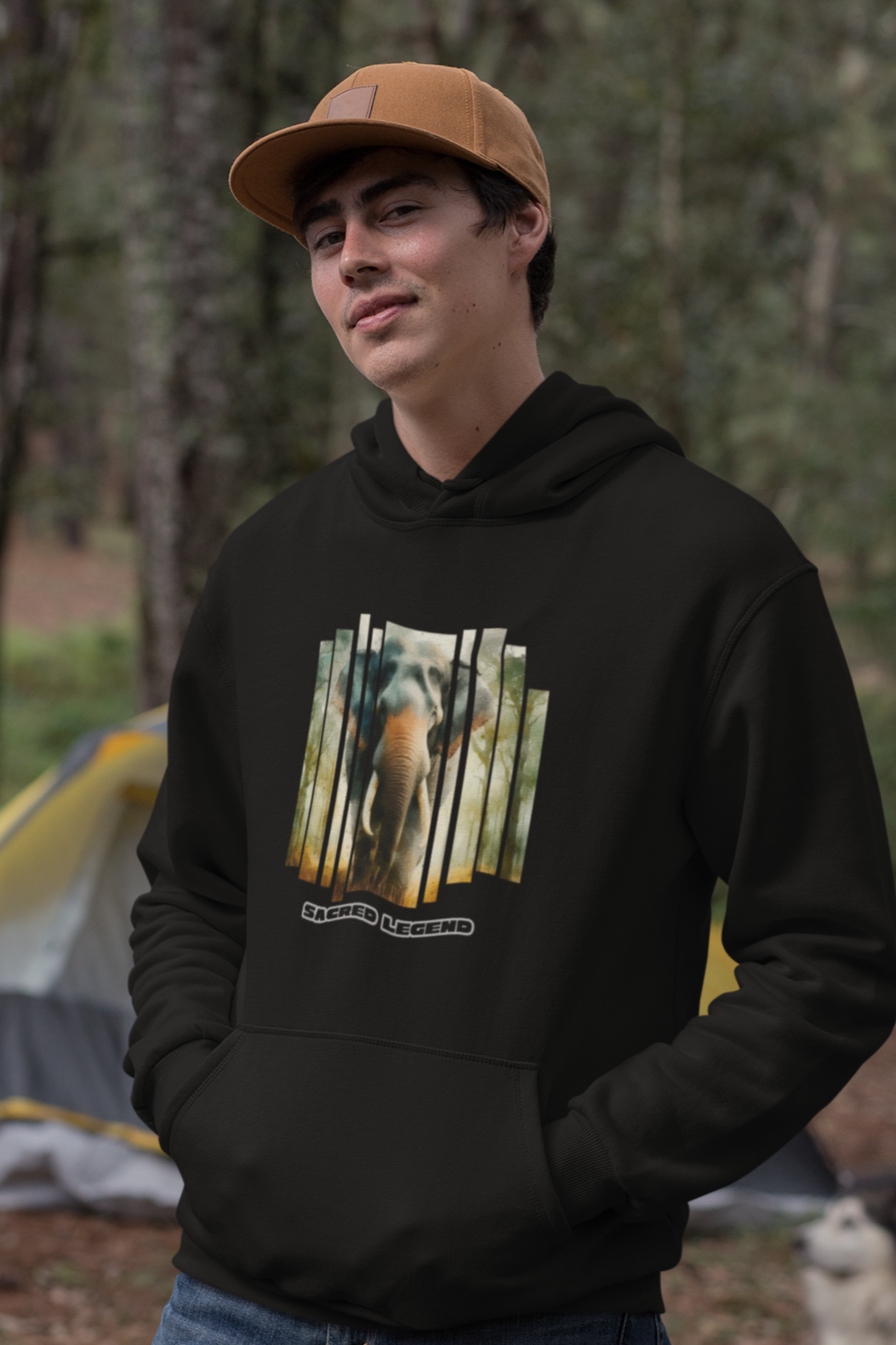 Wild India Series: Elephant Premium Unisex Hoodie