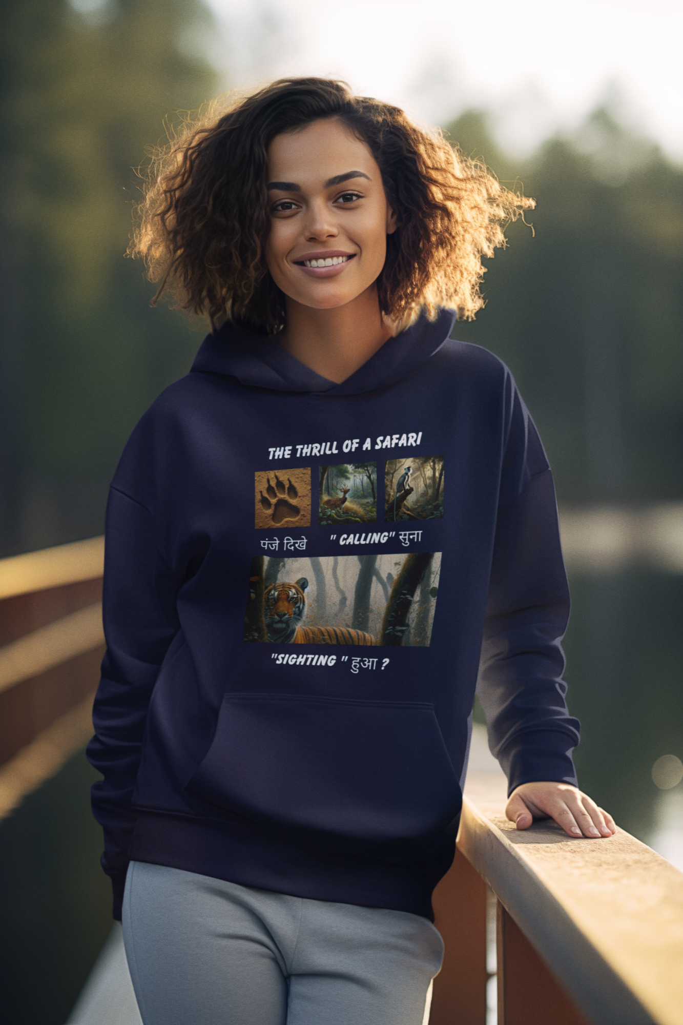 Safari Series: Tiger Sighting Premium Unisex Hoodie