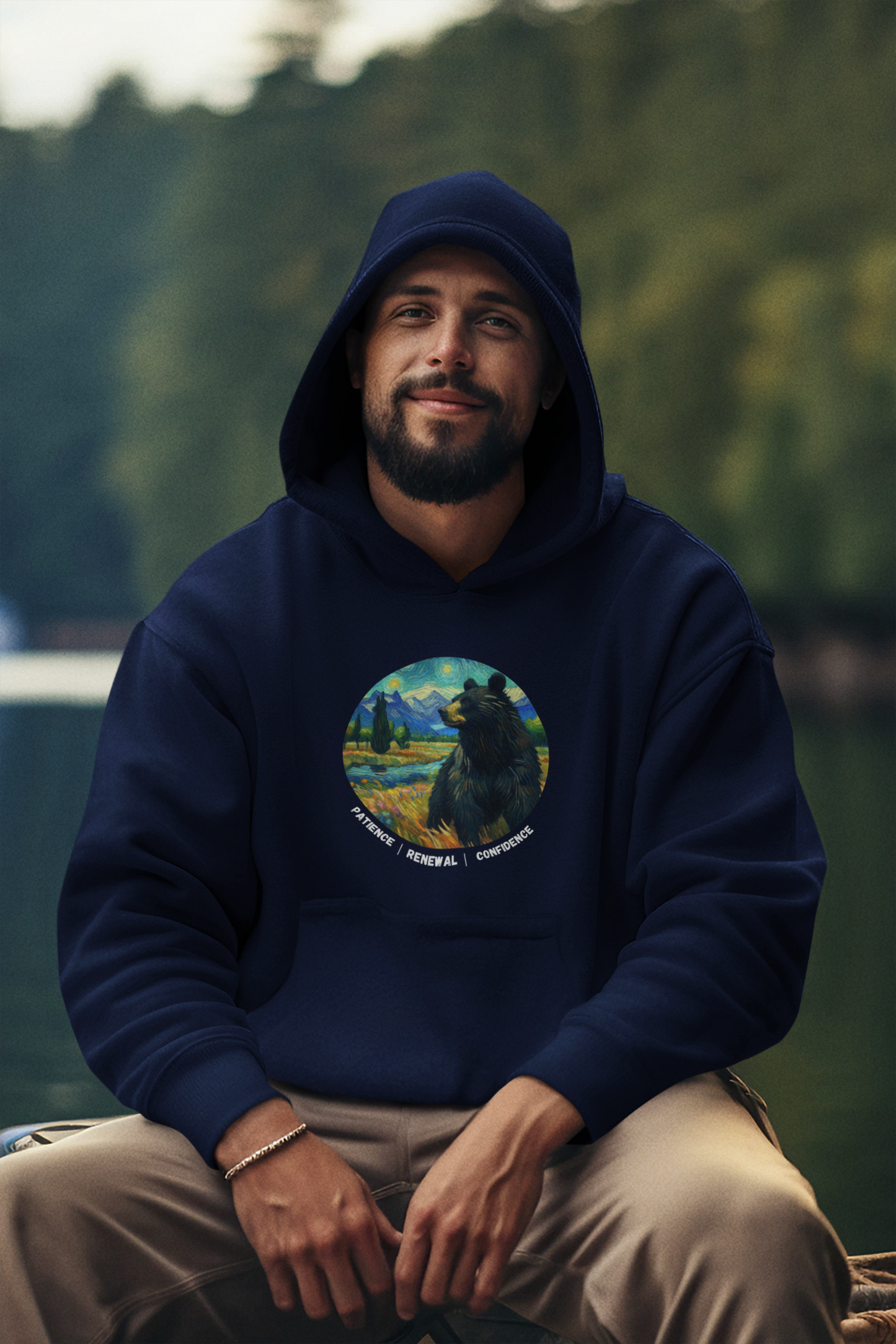 Wild / Power Animal Series: Bear Premium Unisex Hoodie