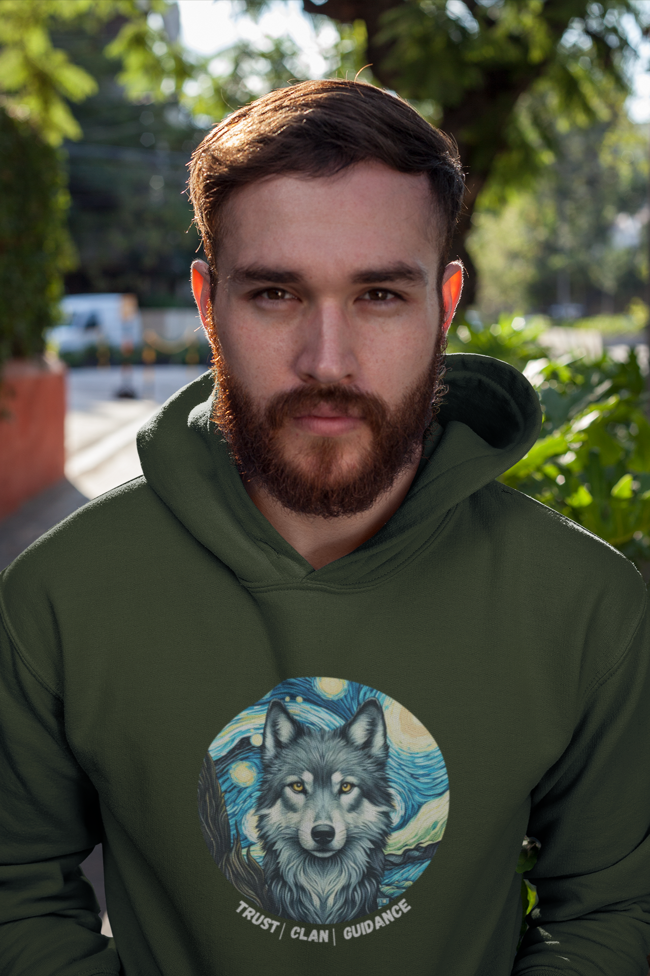 Wild / Power Animal Series: Wolf Premium Unisex Hoodie