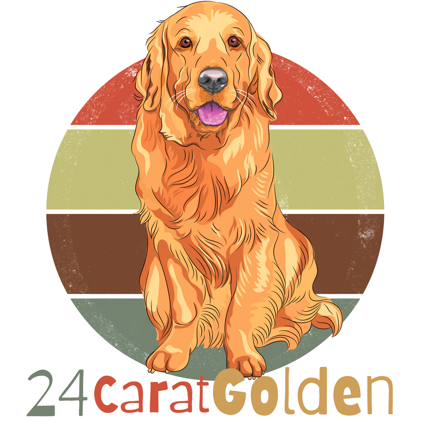 Pet Series: 24 Carat Golden (Golden Retriever)