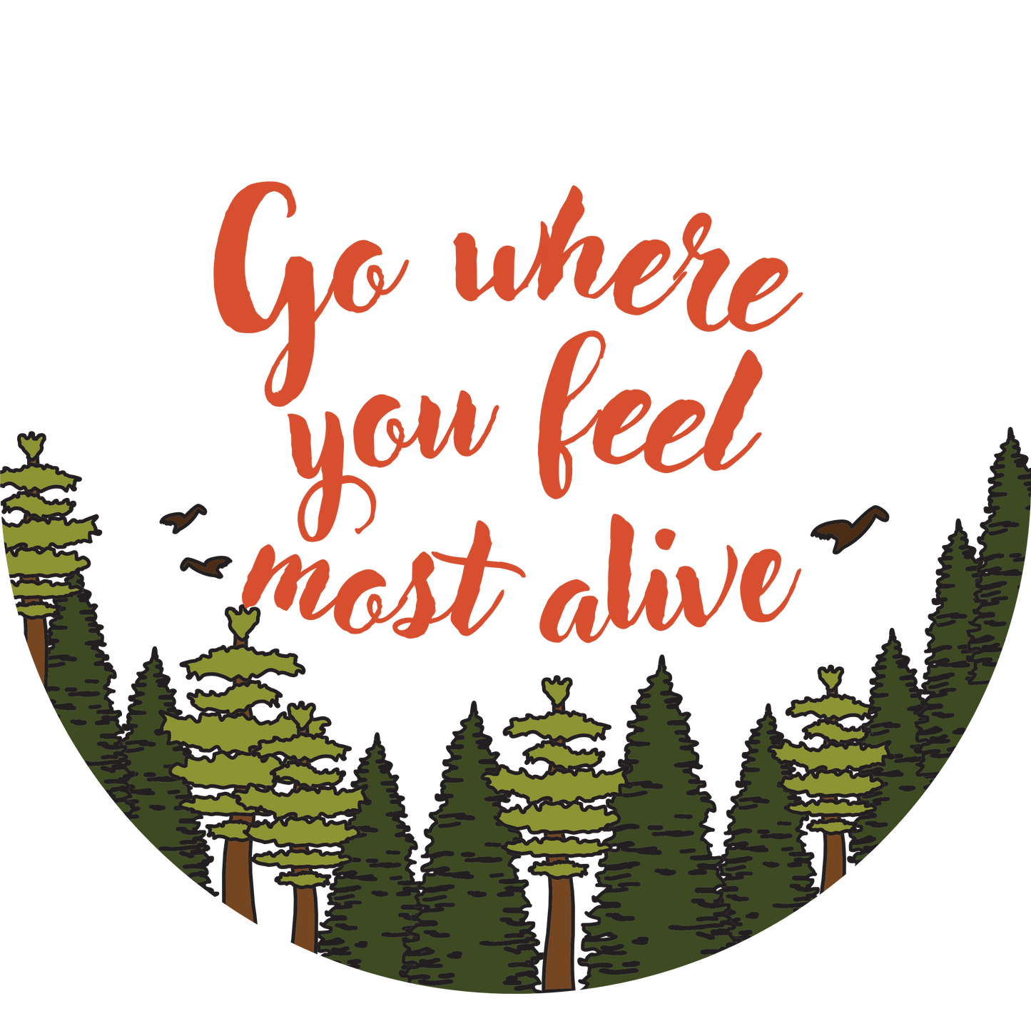 Wanderlust Series: Go Where You Feel Most Alive Premium Unisex Hoodie