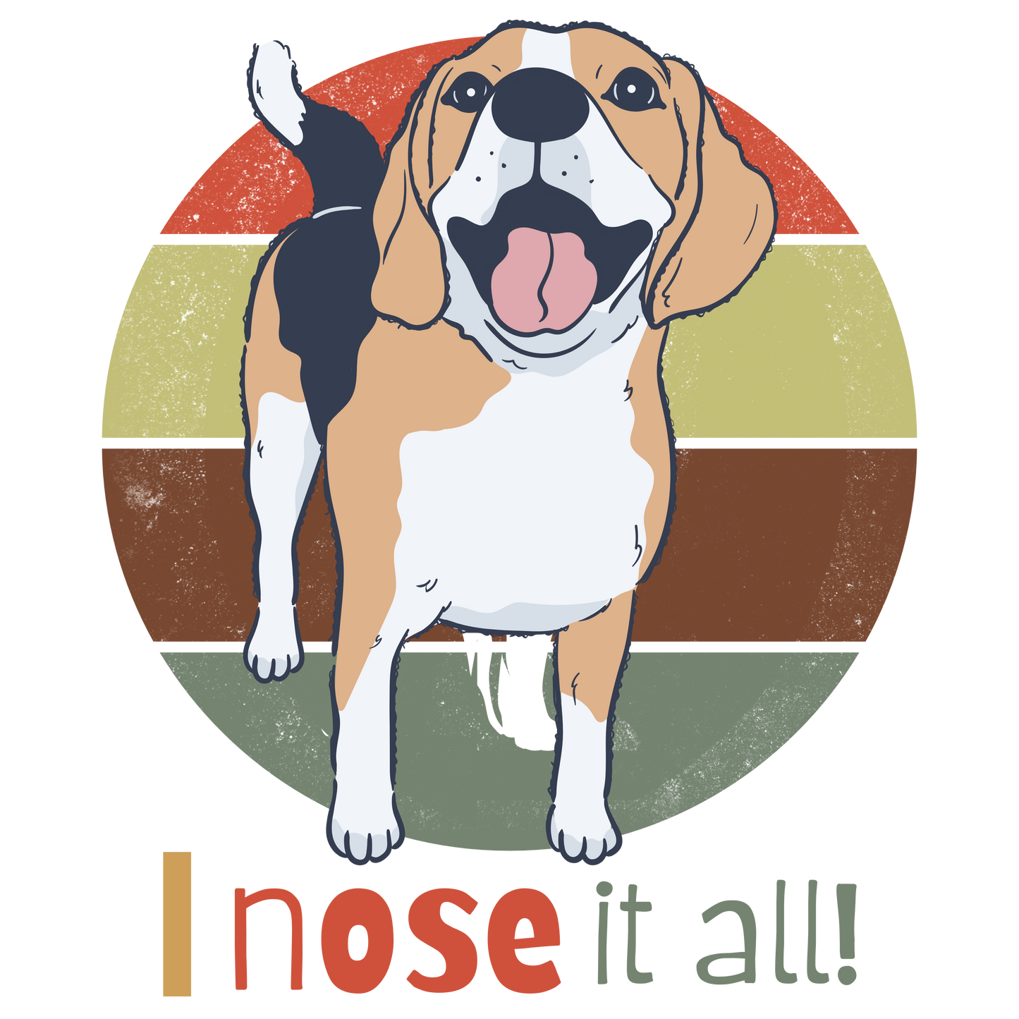 Pet Series: I Nose It All (Beagle)