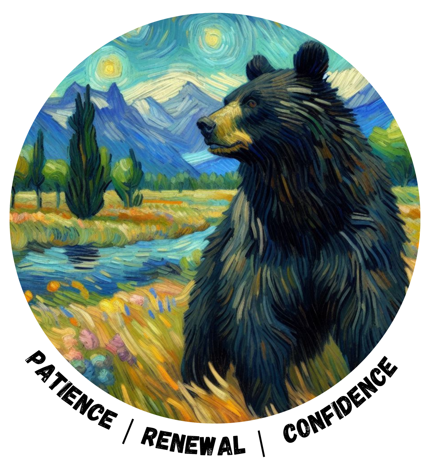 Wild / Power Animal Series: Bear Premium Unisex Hoodie
