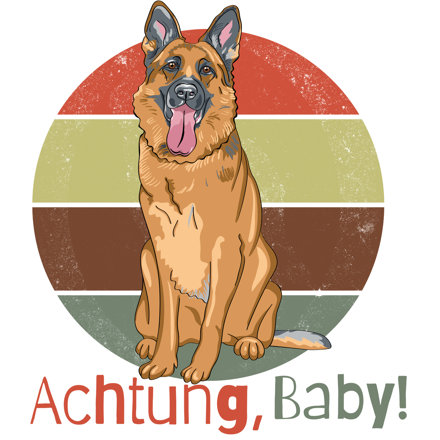 Pet Series: Achtung Baby (German Shepherd)