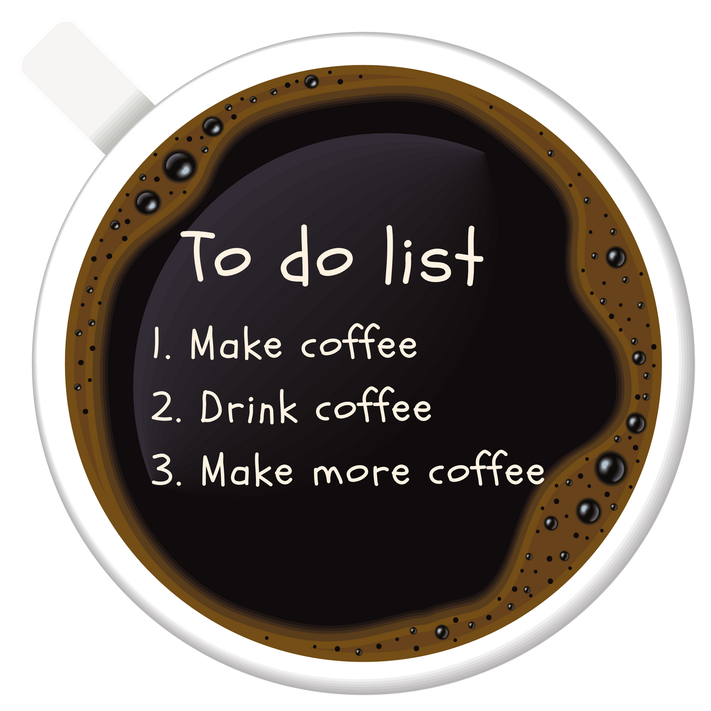 World / Life, etc. Series: To Do List - Coffee