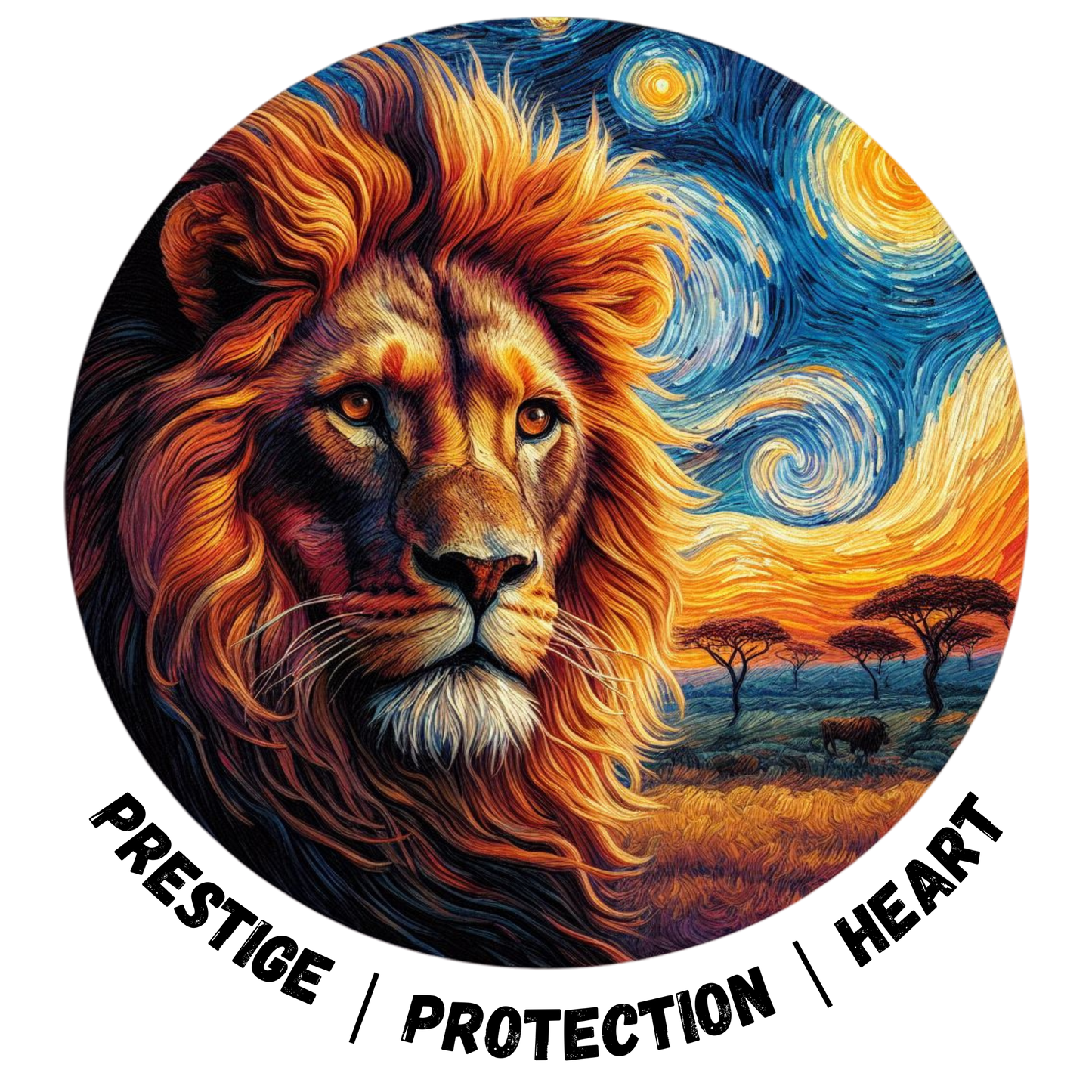 Wild / Power Animal Series: Lion Premium Unisex Hoodie
