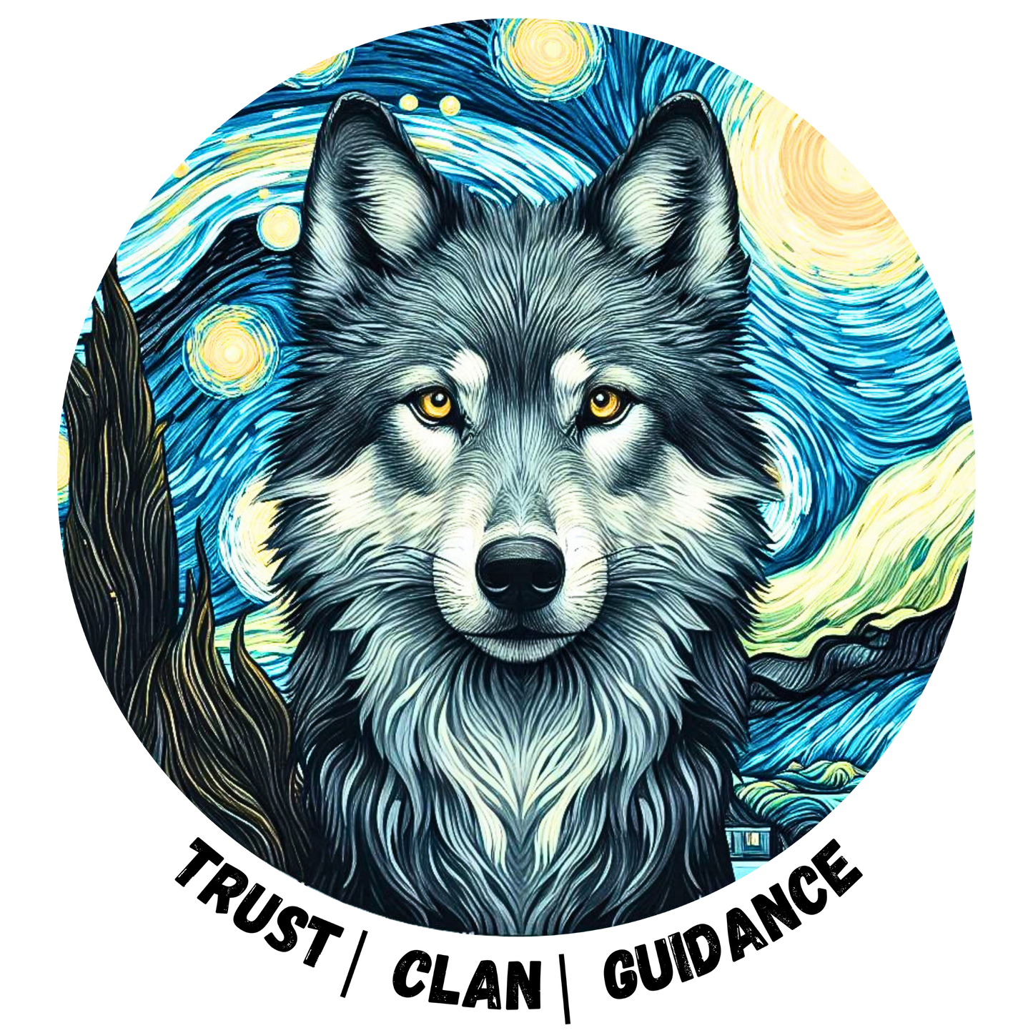 Wild / Power Animal Series: Wolf Premium Unisex Hoodie