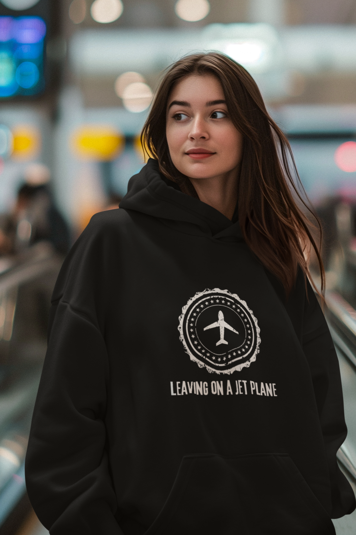 Wanderlust Series: Jet Plane Premium Unisex Hoodie
