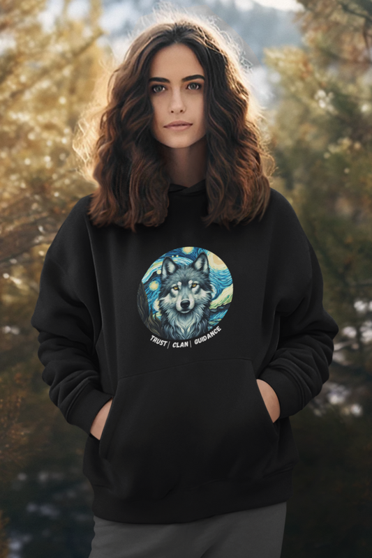 Wild / Power Animal Series: Wolf Premium Unisex Hoodie