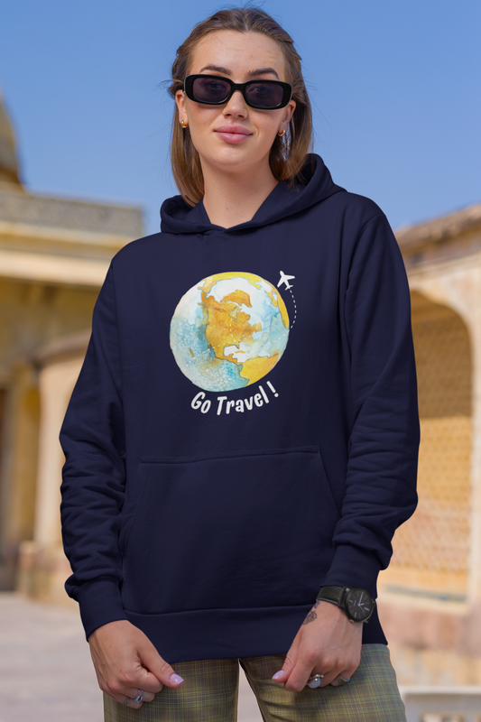 Wanderlust Series: Go Travel Premium Unisex Hoodie