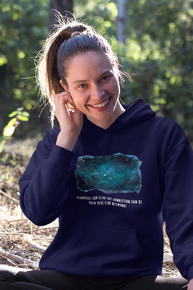 Wanderlust Series: No Network Premium Unisex Hoodie