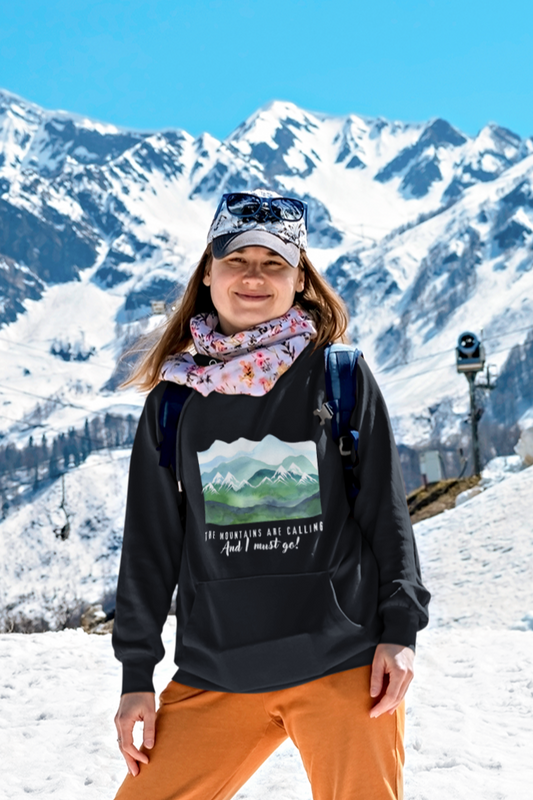 Wanderlust Series: The Mountains are Calling Premium Unisex Hoodie