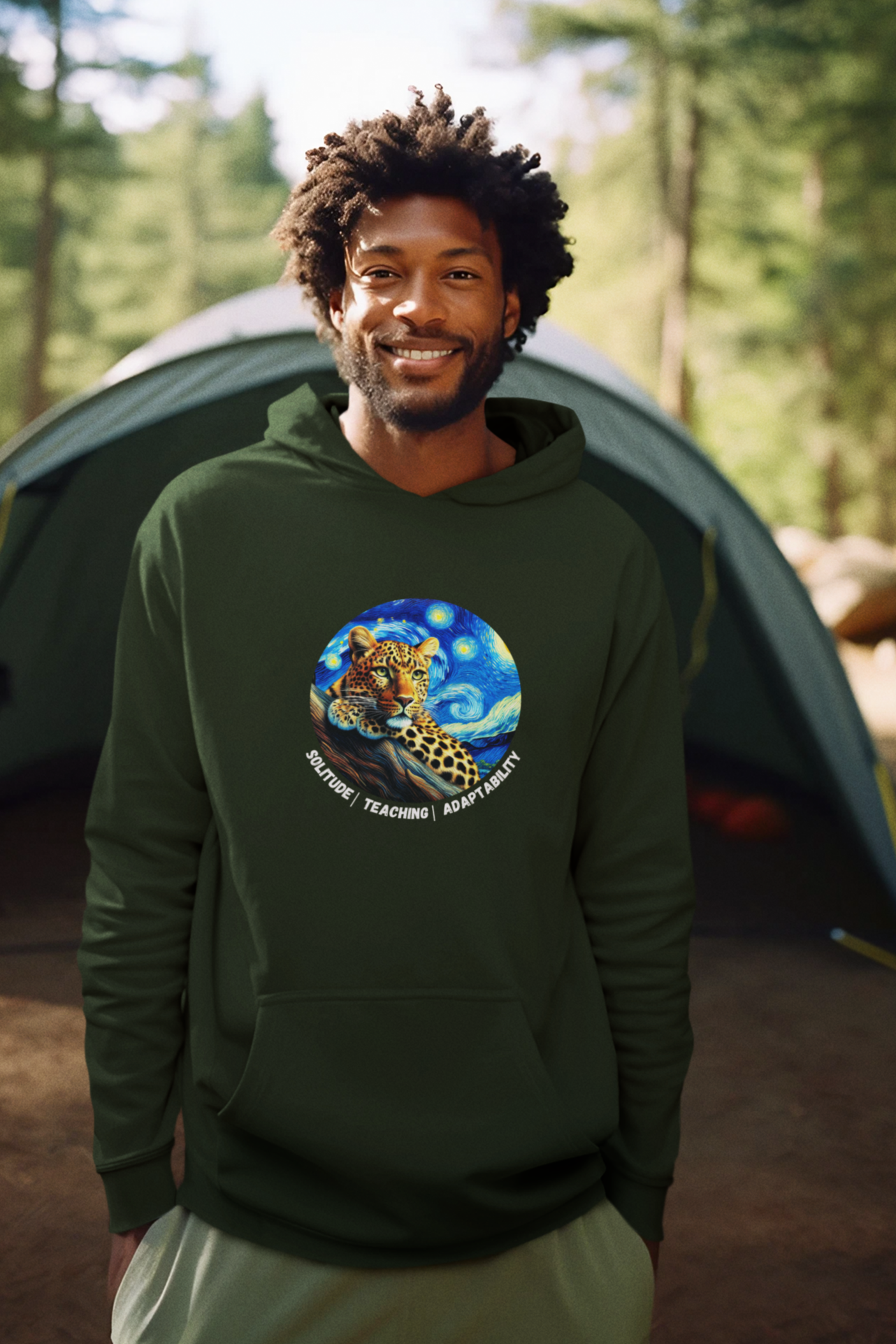Wild / Power Animal Series: Leopard Premium Unisex Hoodie