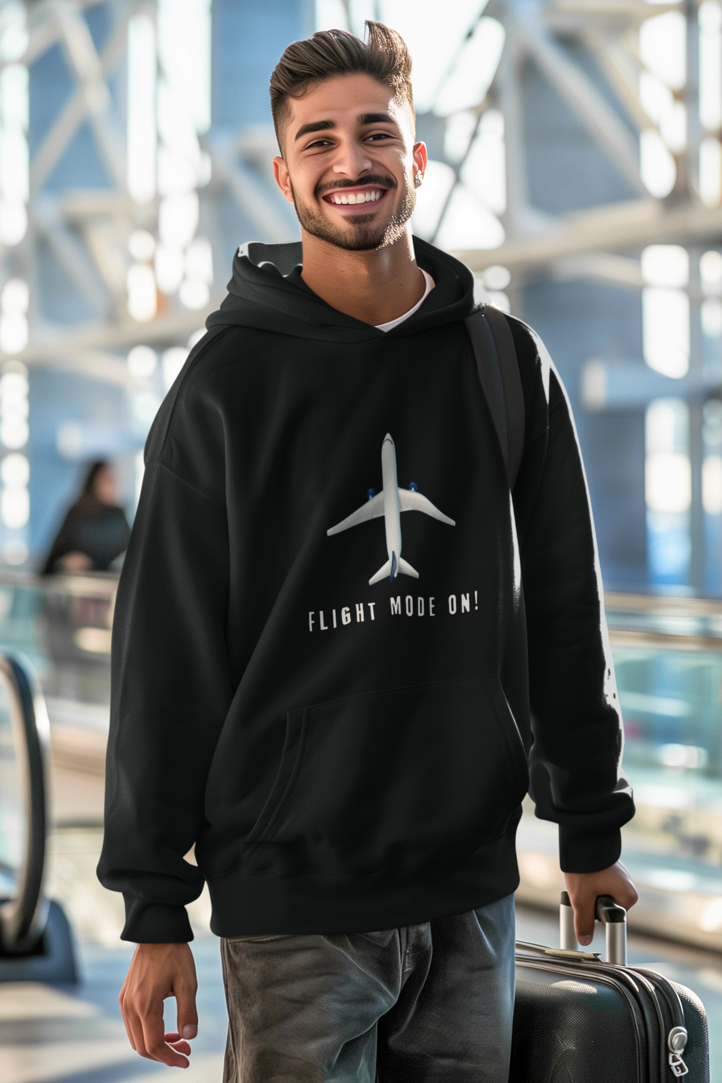 Wanderlust Series: Flight Mode Premium Unisex Hoodie