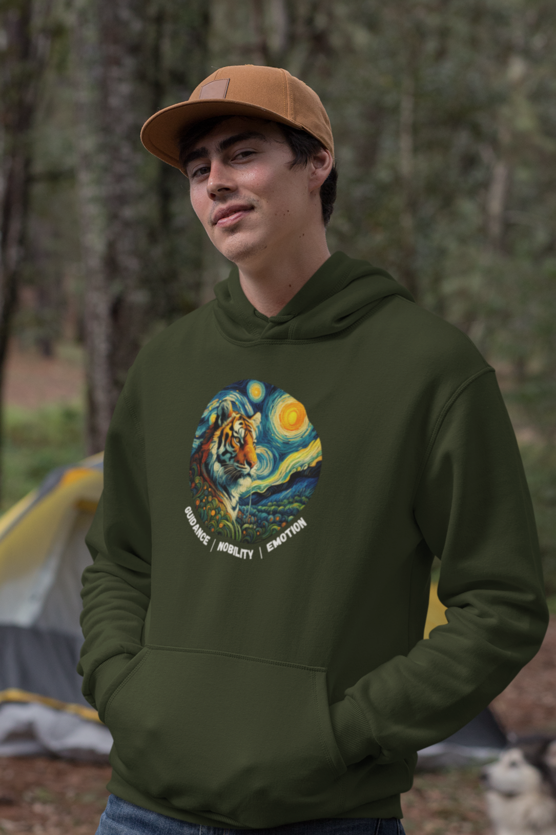 Wild / Power Animal Series: Tiger Premium Unisex Hoodie