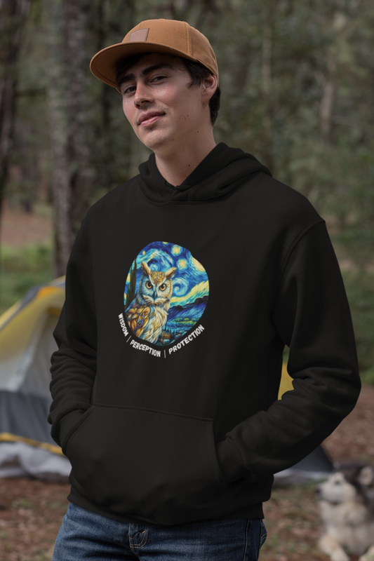 Wild / Power Animal Series: Owl Premium Unisex Hoodie