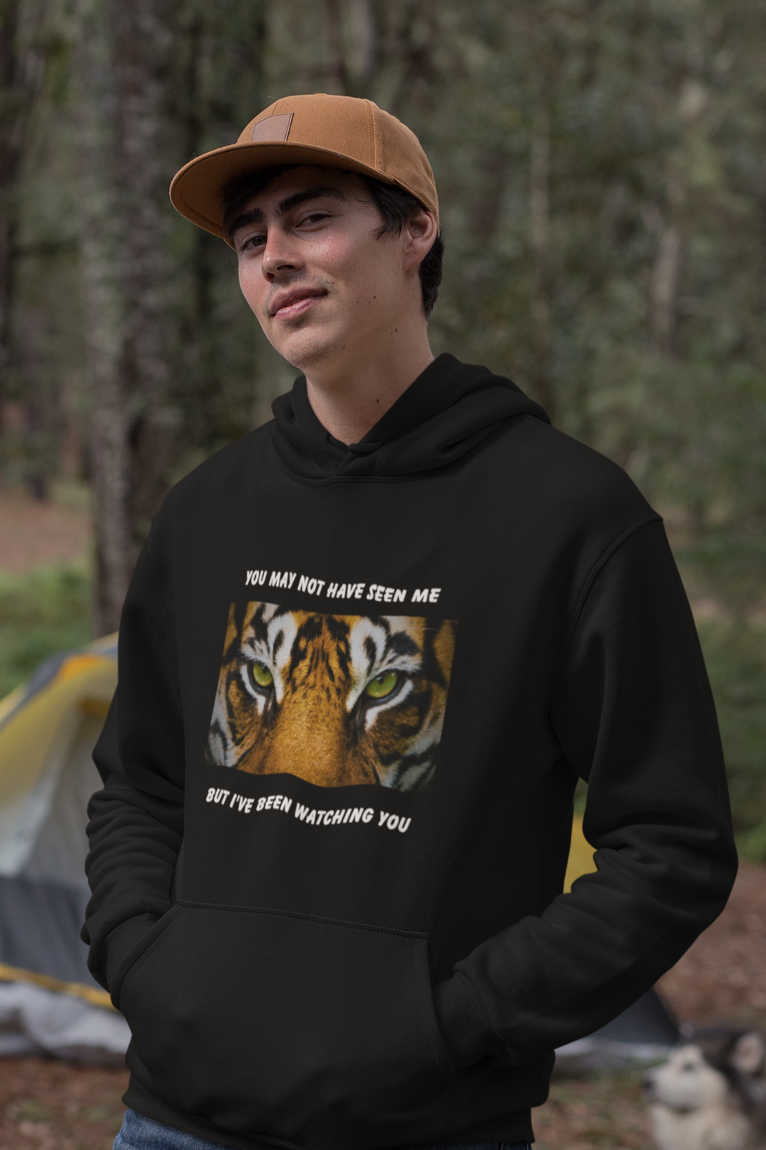 Safari Series: Tiger Watch Premium Unisex Hoodie