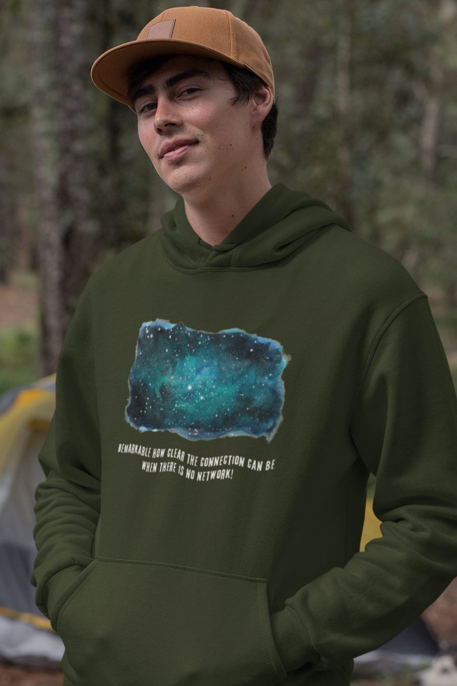 Wanderlust Series: No Network Premium Unisex Hoodie