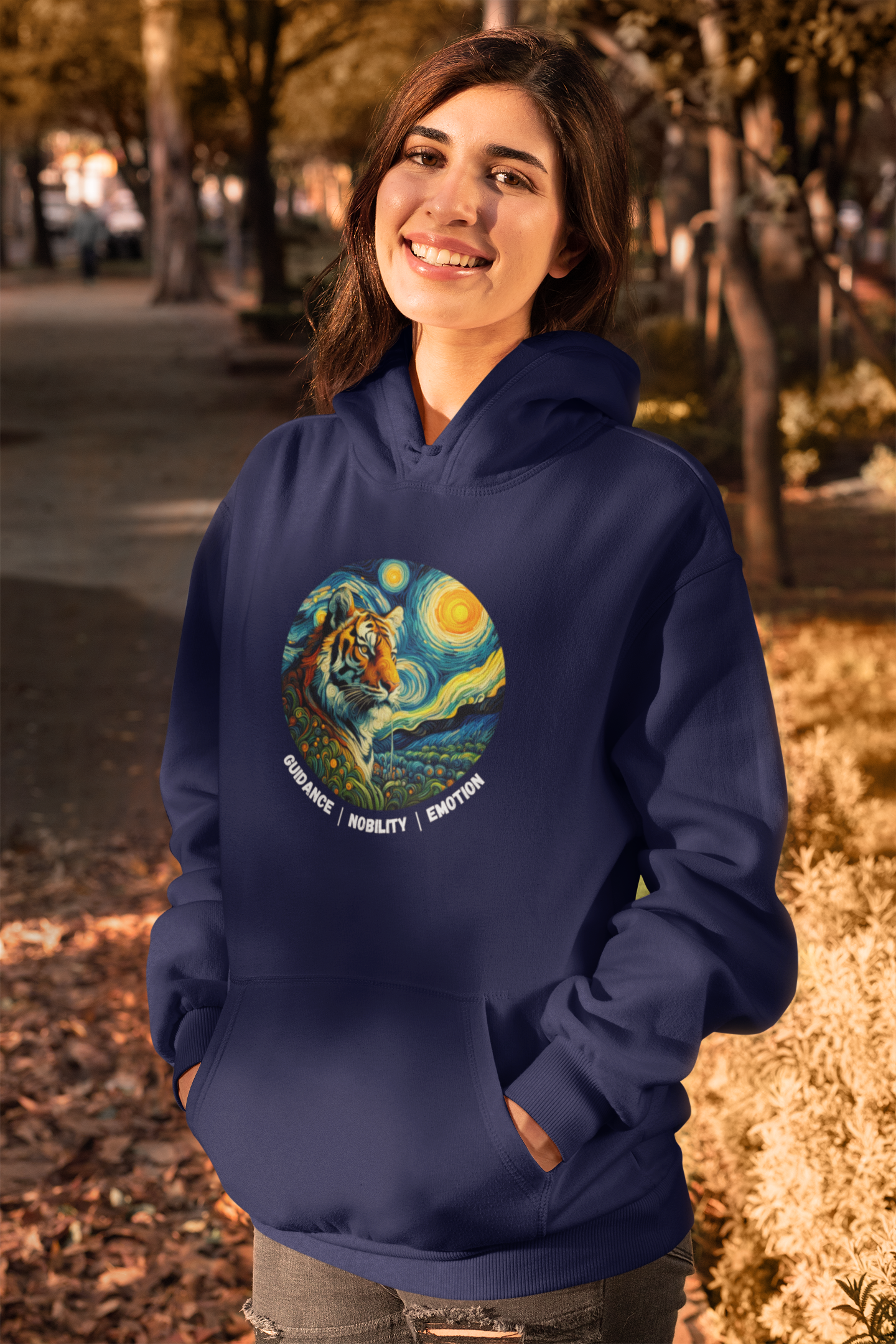 Wild / Power Animal Series: Tiger Premium Unisex Hoodie
