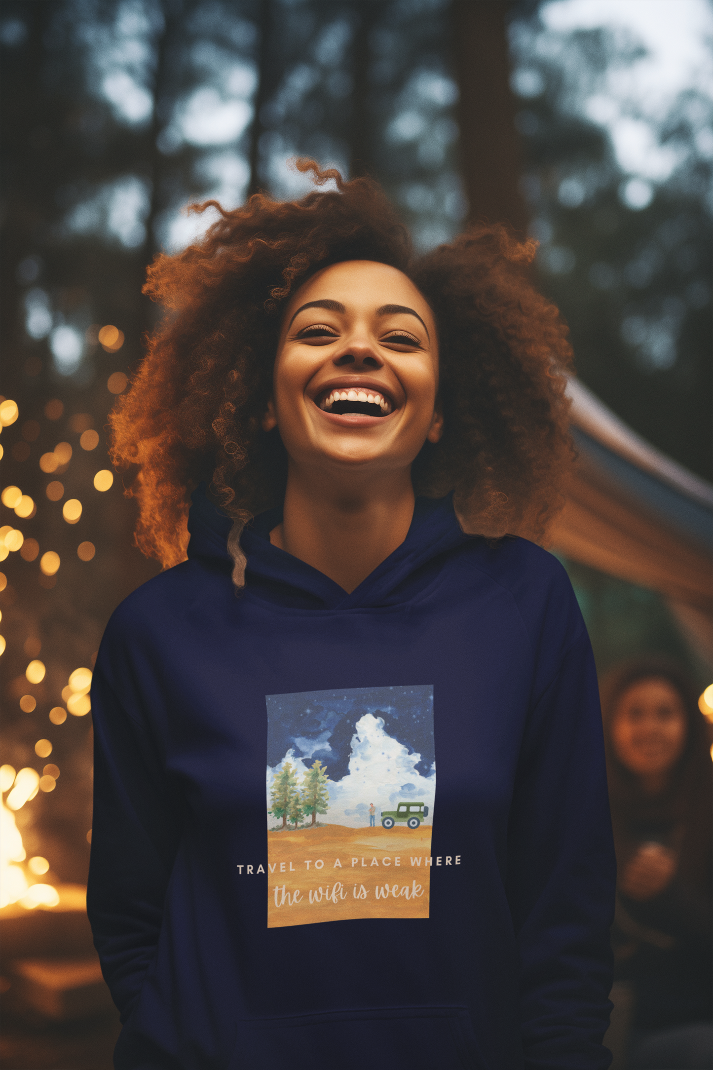 Wanderlust Series: Weak WiFi Premium Unisex Hoodie