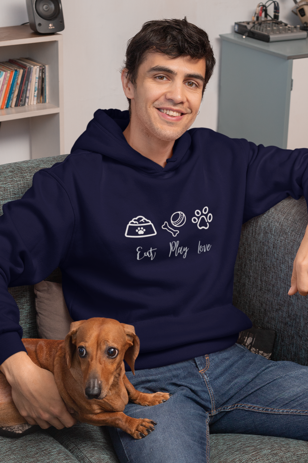 Pet Series: Eat Play Love Premium Unisex Hoodie