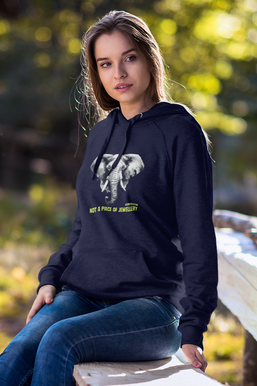Wild / Conservation Series: Elephant Jewellery Premium Unisex Hoodie