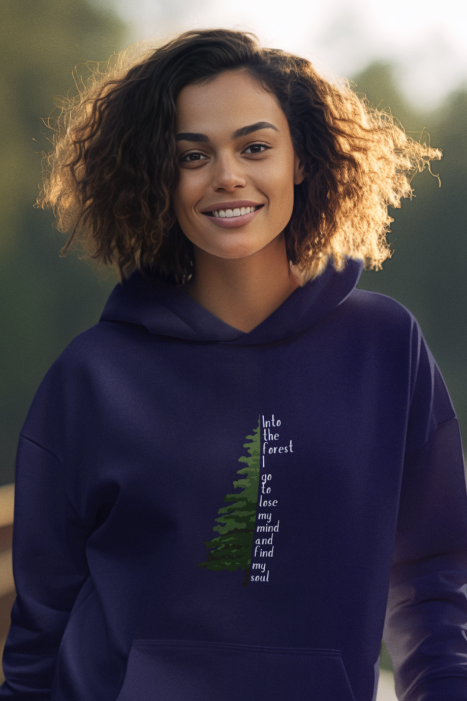 Wanderlust Series: Into the Forest Premium Unisex Hoodie