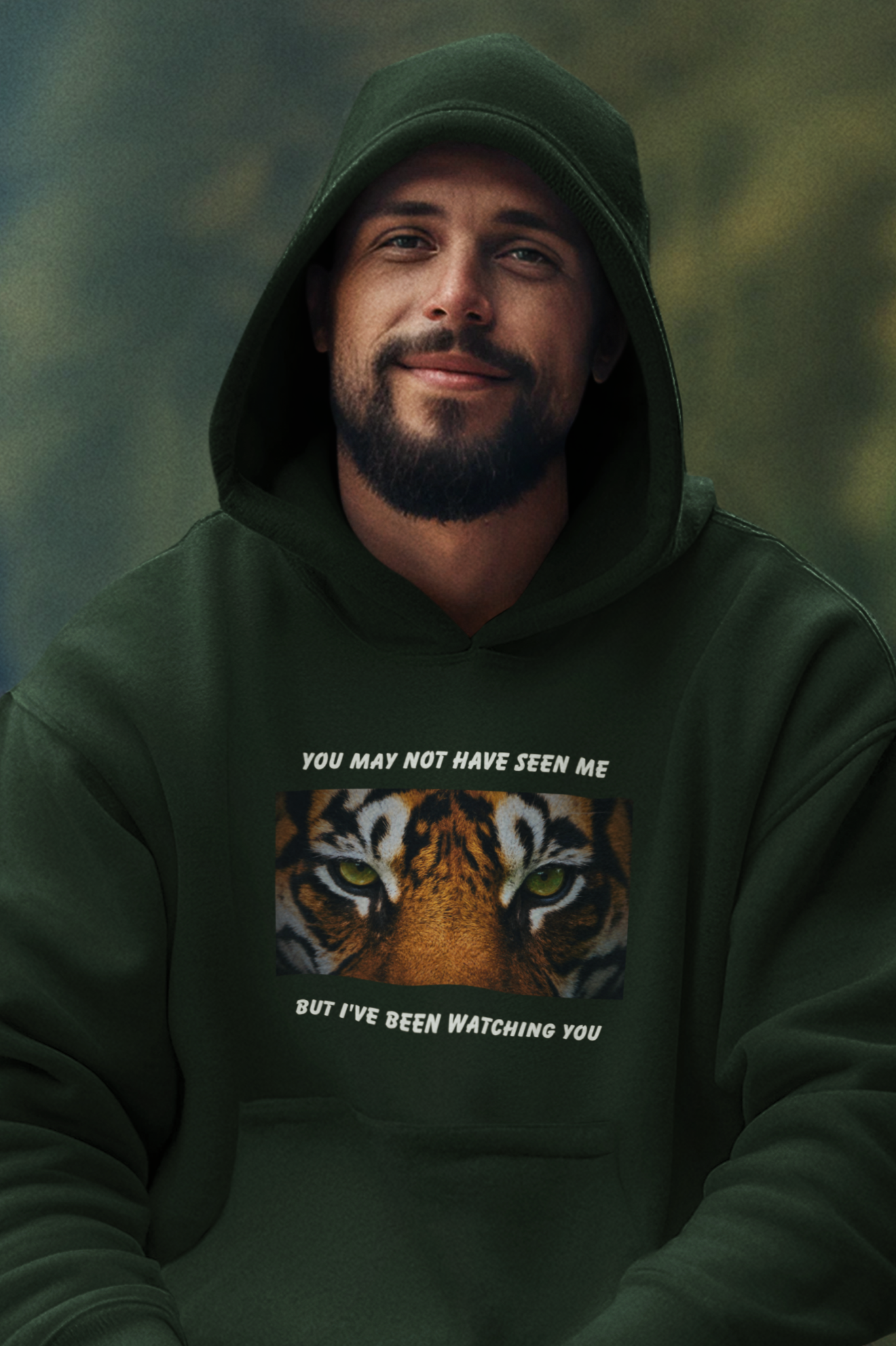 Safari Series: Tiger Watch Premium Unisex Hoodie