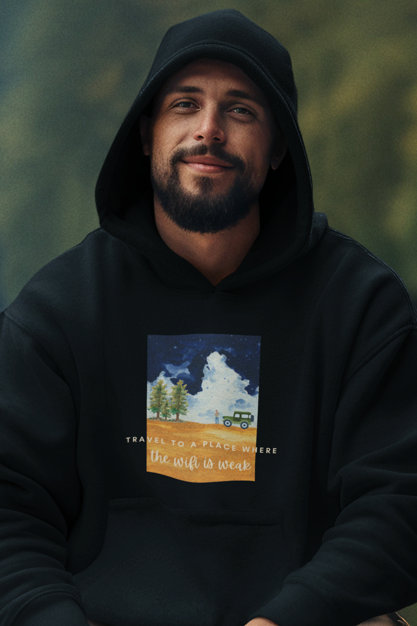 Wanderlust Series: Weak WiFi Premium Unisex Hoodie