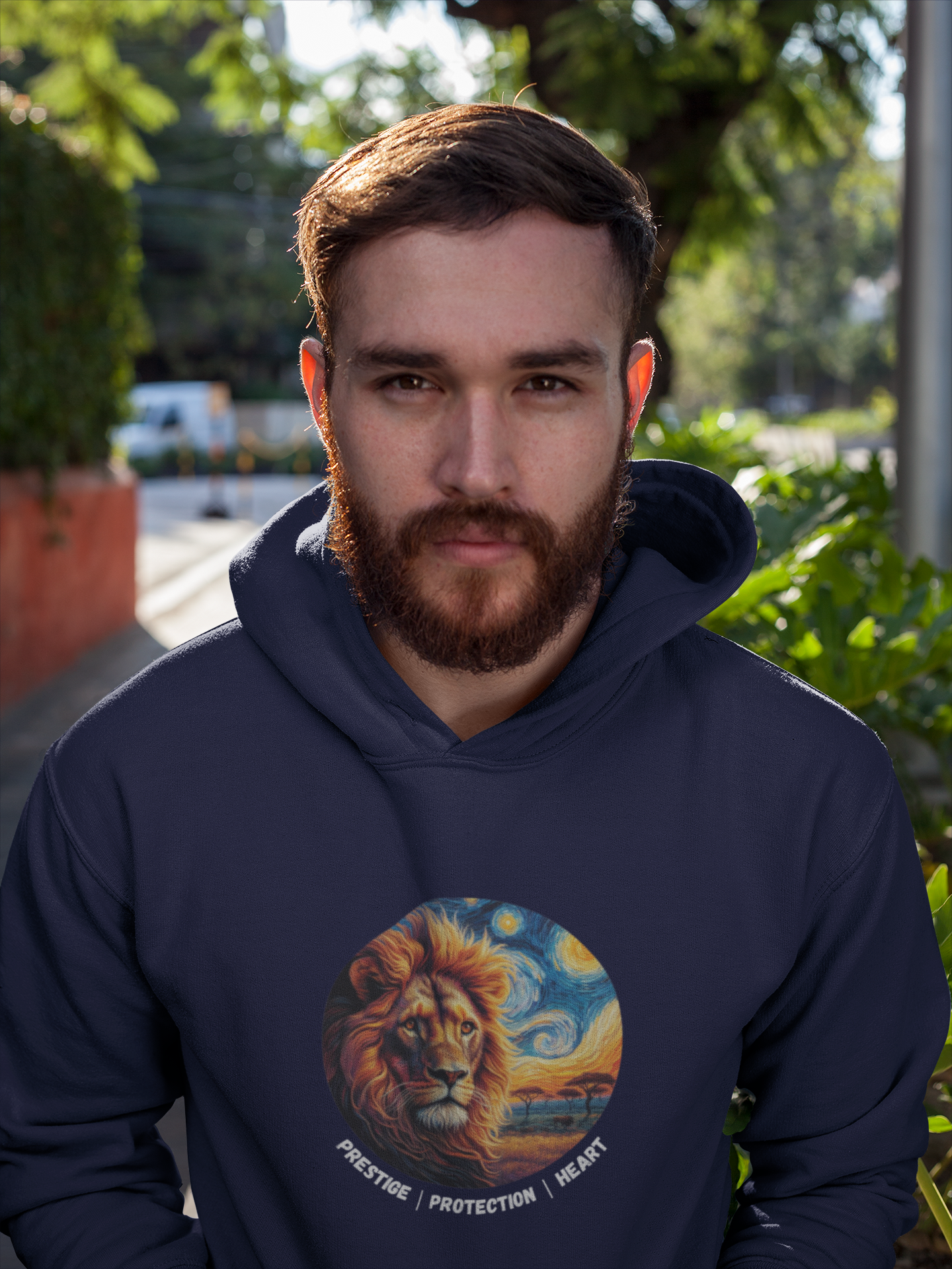 Wild / Power Animal Series: Lion Premium Unisex Hoodie