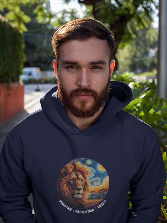 Wild / Power Animal Series: Lion Premium Unisex Hoodie