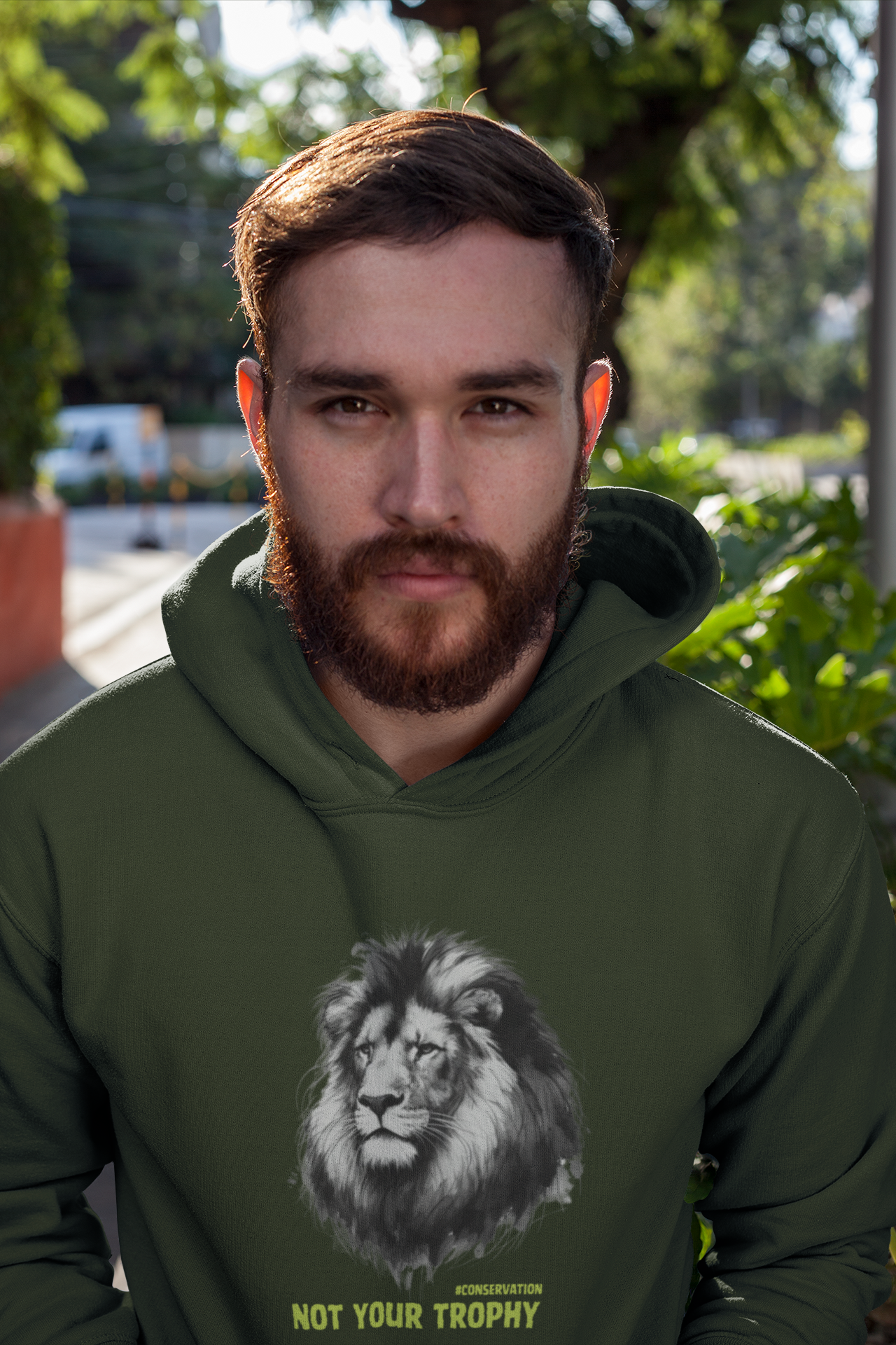 Wild / Conservation Series: Lion Premium Unisex Hoodie