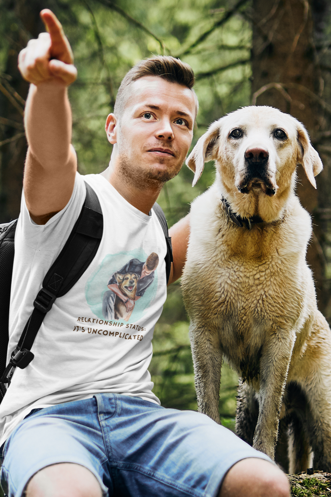 Pet Series: Relationship Status Men's T-Shirt