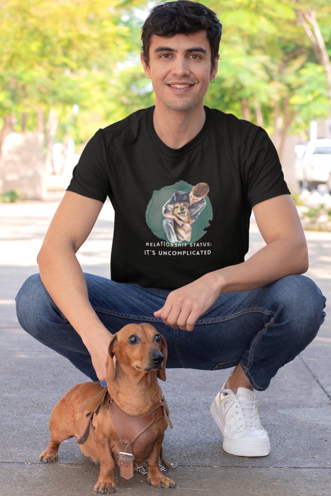 Pet Series: Relationship Status Men's T-Shirt